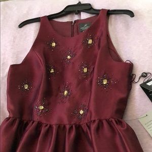 Arianna Papell Floor Length Beaded Gown